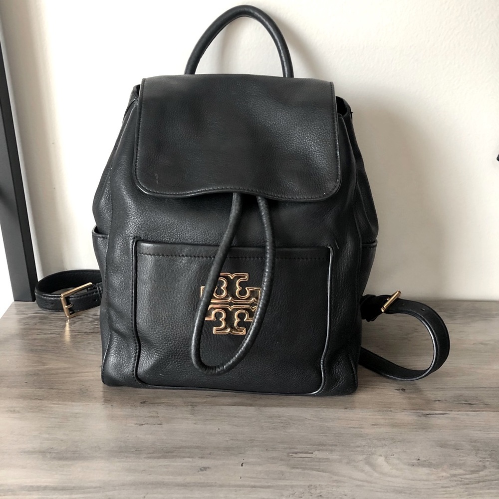 Tory Burch Britten Leather Backpack